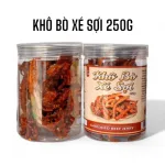 Nguồn hàng sỉ khô Bò Xé Sợi Thượng Hạng Loại Ngon 250g Hộp Pet