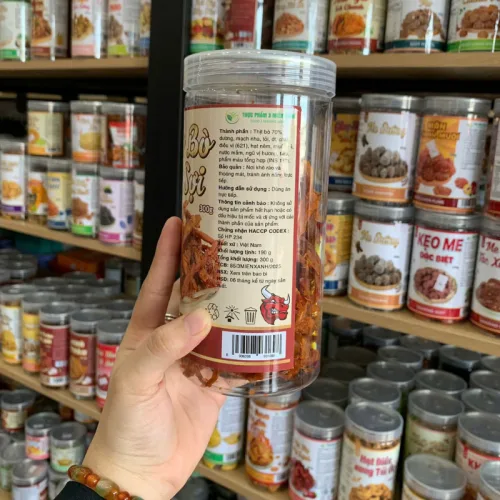 Khô bò xé sợi loại ngon, hộp 300g