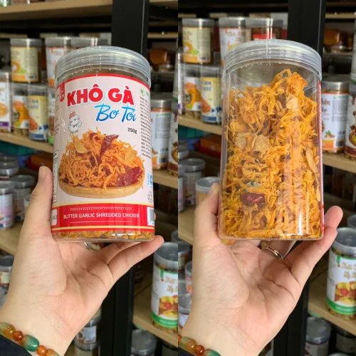 Đưa khô gà tỏi bơ vào danh mục bán hàng như thế nào?
