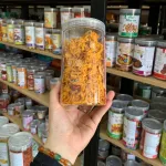 Khô gà bơ tỏi thơm ngon, hũ PET 250g