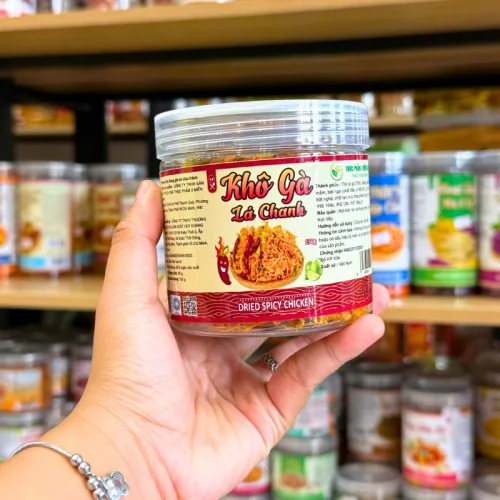 Khô Gà Lá Chanh Mini Hộp Pet, Khối Lượng 150g