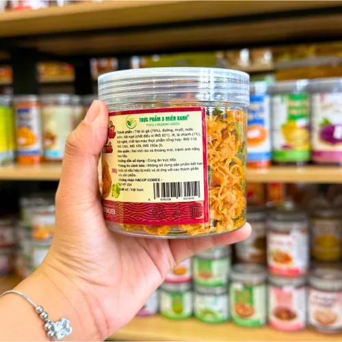 Khô Gà Lá Chanh Mini Hộp Pet, Khối Lượng 150g