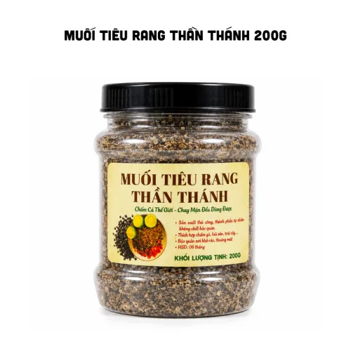 Muối tiêu rang Thần Thánh – khối lượng 200g