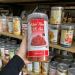 Khô tẩm vị bò thơm ngon đóng hộp PET khối lượng 300g