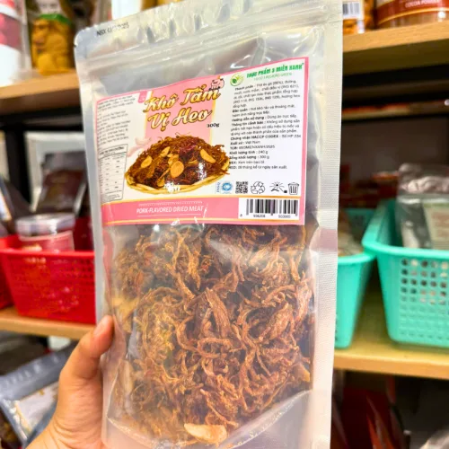 Nơi lấy sỉ khô Tẩm Vị Heo 300g - Túi Zip Bạc