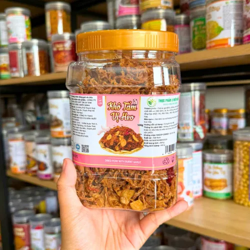 Nguồn hàng sỉ khô Tẩm Vị Heo Thơm Ngon 500g - Hộp Lớn