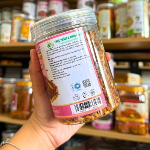 Khô heo mini tẩm vị, hộp PET 200g