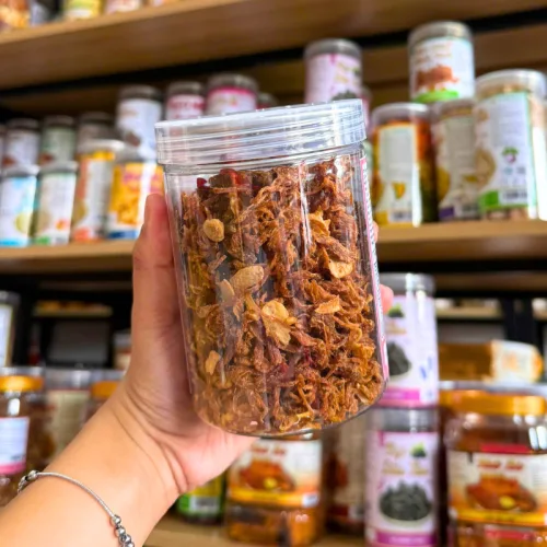Khô heo mini tẩm vị, hộp PET 200g