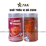 Khô Trâu Miếng Tẩm Vị Bò 250g Đóng Hộp