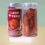 Nguồn hàng sỉ khô Trâu Miếng Tẩm Vị Bò 300g Thơm Ngon Hộp