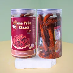 Chỗ sỉ khô Trâu Que Tẩm Vị Bò 250g Thơm Ngon Hộp