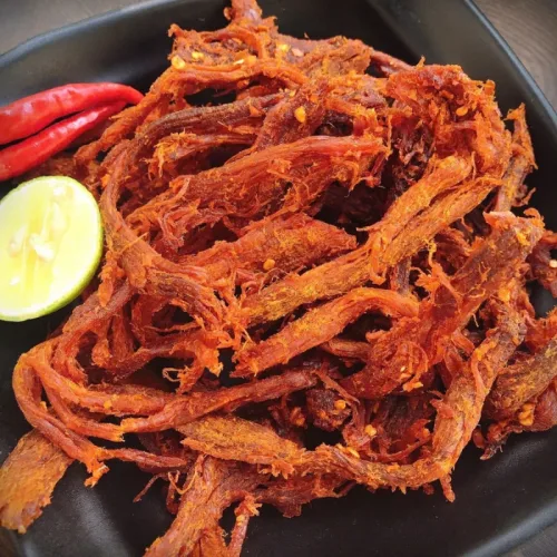 Shop sỉ khô Trâu Xé Sợi 250g Thơm Ngon Hộp