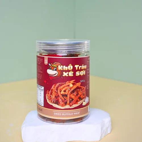 Shop sỉ khô Trâu Xé Sợi 250g Thơm Ngon Hộp