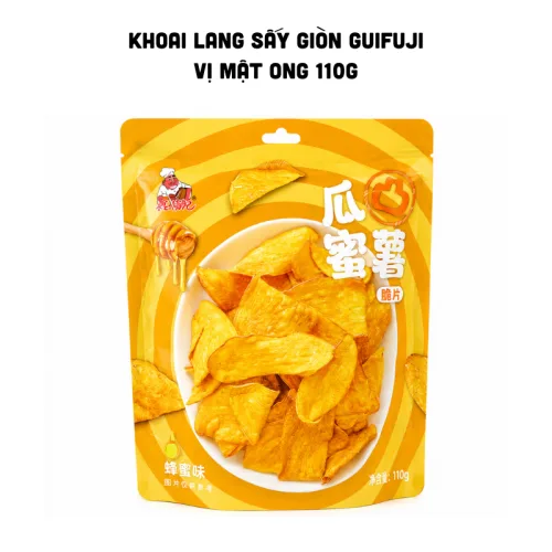 Shop sỉ khoai Lang Sấy Giòn GUIFUJI Vị Mật Ong 110g
