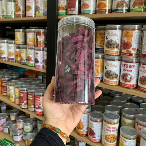 Khoai lang tím sợi cộng giòn, gói 300g