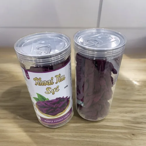 Khoai lang tím sợi cộng giòn, gói 300g