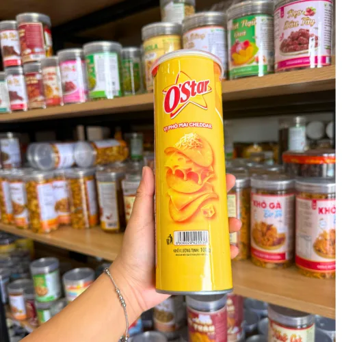 Snack Khoai Tây O'STAR ORION Vị Phô Mai Cheddar 100gr