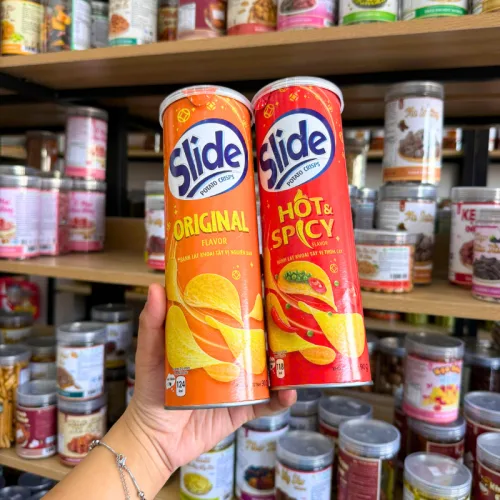 Khoai Tây Slide Lon 90g 4 Vị Thơm Ngon