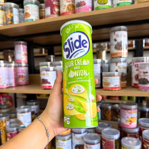 Khoai Tây Slide Lon 90g 4 Vị Thơm Ngon