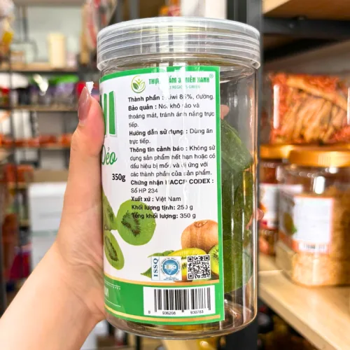 Chuyên sỉ kiwi Sấy Dẻo Thơm Ngon 350g Hộp Pet