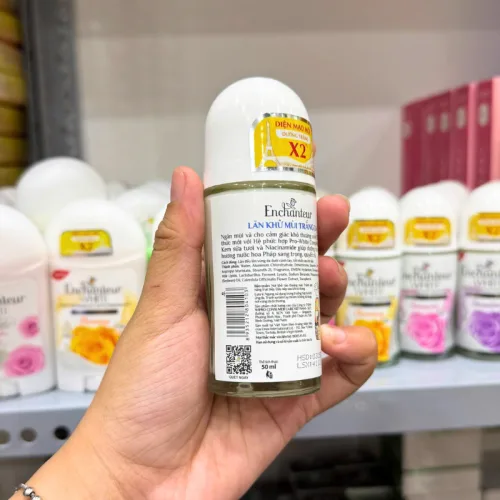 Chuyên sỉ lăn Khử Mùi Enchanteur Magic 72h 50ml - Lăn Nách Dưỡng Sáng Da Màu Xanh Dương