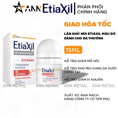 Nơi lấy sỉ lăn Khử Mùi EtiaXil Màu Đỏ 15ml