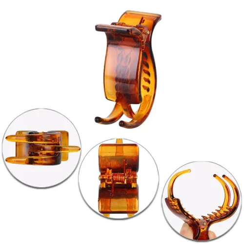 Nơi lấy sỉ lố 12 Kẹp Càng Cua 3 Răng 2 Màu Nâu Và Đen
