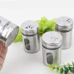 Hũ rắc tiêu inox nắp xoay 7.5x5cm