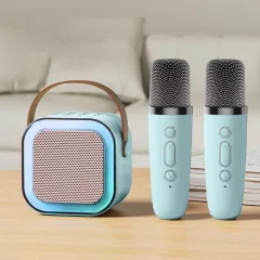 Chỗ sỉ loa Bluetooth Mini Kèm 2 Mic Karaoke
