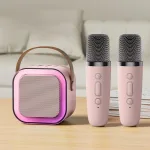 Chỗ sỉ loa Bluetooth Mini Kèm 2 Mic Karaoke