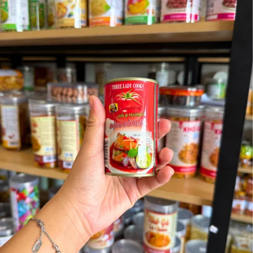 Chỗ sỉ lốc 10 Lon Cá Mòi Xốt Cà Chua Khui Muỗng Lon Cao - Cá Mồi 3 Cô Gái (155g/Lon)