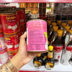 Long Nhãn Nước Đường Long An Quy Cách Lon 565g