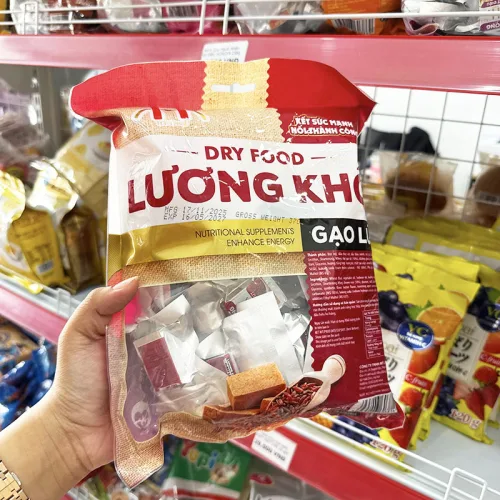 Bánh Lương Khô HT-FOOD Gạo Lứt 400g