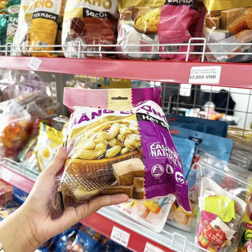 Lương khô vị hạt điều HT-FOOD gói 400g