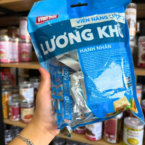 Lương khô Việt Thái 350g dạng viên năng lượng – Gạo lứt, hạnh nhân