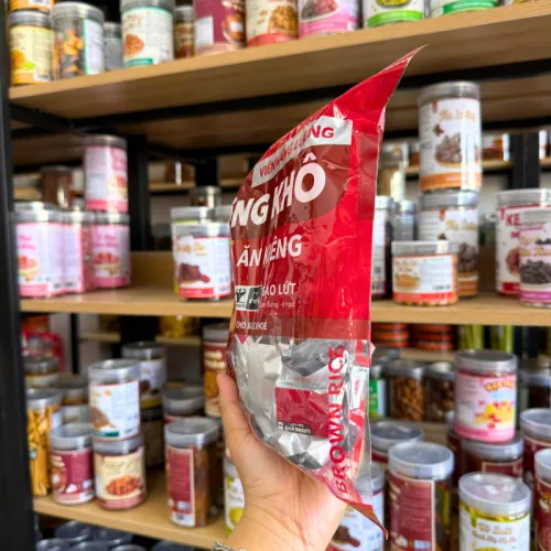 Lương khô Việt Thái 350g dạng viên năng lượng – Gạo lứt, hạnh nhân