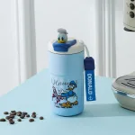 Chỗ sỉ ly Giữ Nhiệt Inox Hoạt Hình - Cốc Giữ Nhiệt Có Quai Cho Bé 420ml