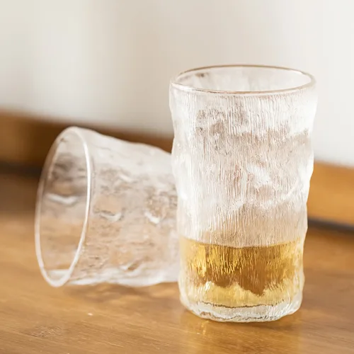Shop sỉ ly Thủy Tinh Lượn Sóng Lớn Cao Cấp 13.6x8cm