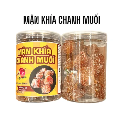 Mận Khía Chanh Muối đóng hộp, quy cách 400g