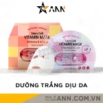 Mặt nạ Banobagi Stem Cell Vitamin Mask Whitening AC Care hộp 10 miếng màu hồng