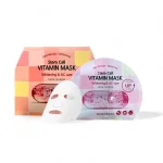 Mặt nạ Banobagi Stem Cell Vitamin Mask Whitening AC Care hộp 10 miếng màu hồng