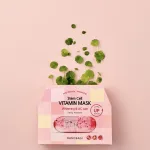 Mặt nạ Banobagi Stem Cell Vitamin Mask Whitening AC Care hộp 10 miếng màu hồng