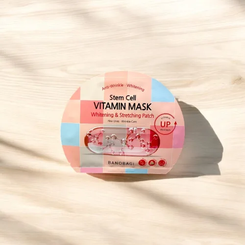 Mặt Nạ Vitamin Banobagi Whitening & Stretching Patch, Hộp 10 Miếng