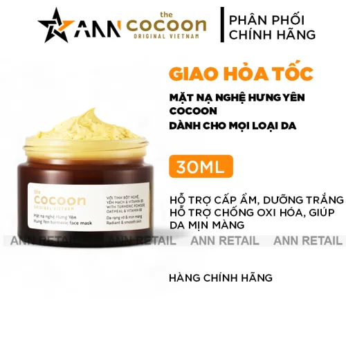 Chỗ sỉ mặt Nạ Nghệ Hưng Yên Cocoon 30ml