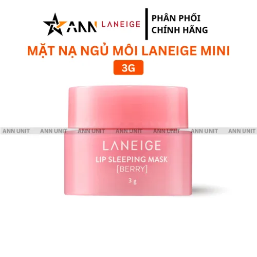 Shop sỉ mặt Nạ Ngủ Môi Laneige Mini 3g Hương Quả Mọng Phiên Bản Trung