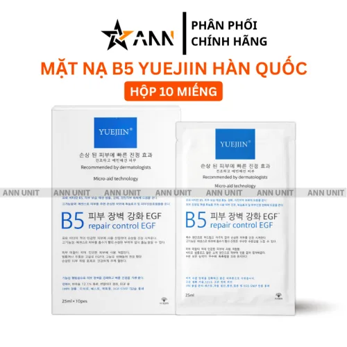 Chuyên sỉ mặt Nạ Phục Hồi Da B5 Yuejin Repair Control EGF Hàn Quốc - Mặt Nạ B5 Yuejiin Hàn Quốc 25mlx10 Miếng - Phiên Bản Mới