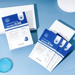 Shop sỉ mặt Nạ Prettyskin Retinol 0.01 Màu Xanh Đậm Tái Tạo Da Hộp 10miếng