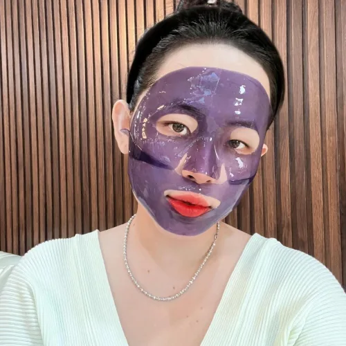 Nơi lấy sỉ mặt Nạ Thạch Collagen Meea Organic Màu Tím Bakuchiol Retinol Mask Hộp 5 Miếng