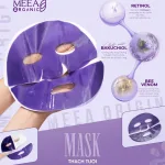 Nơi lấy sỉ mặt Nạ Thạch Collagen Meea Organic Màu Tím Bakuchiol Retinol Mask Hộp 5 Miếng