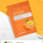 Chuyên sỉ mặt Nạ Vitamin C Prettyskin Jeju Tangerine Hộp 10 miếng